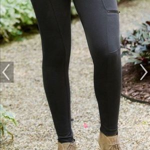 Matilda Jane Make Believe Zip Zip Hooray Crop Leggings Women's Sz XS NWOT